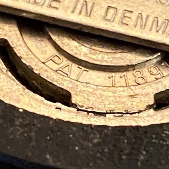 Vintage Danish Modern Salt Shaker and Pepper Grinder Black Wood Cylinders - Picture 9 of 11